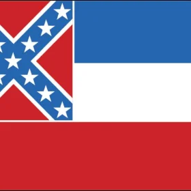 Mississippi State Flag Wall Window Car Vinyl Sticker Decal