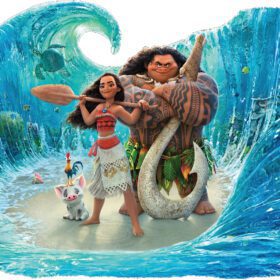 Moana And Maui Big vinyl sticker