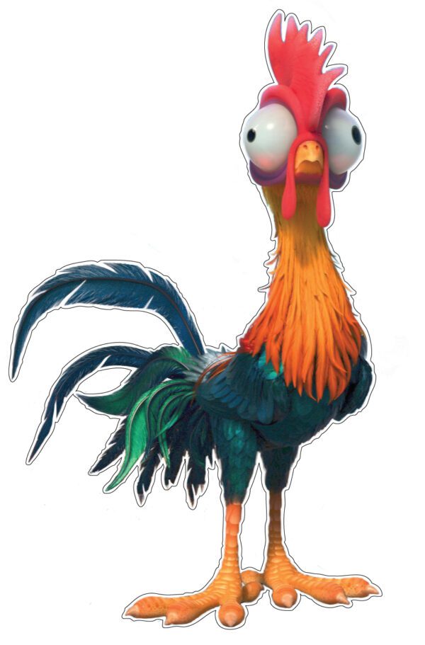 Moana-Cartoon-Heihei-Rooster-Vinyl-Sticker