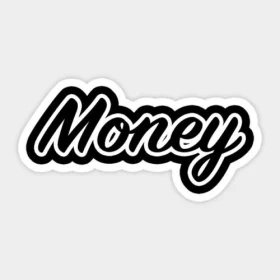 Money Attract Word Meditation Lucky Magnet Mantra Vinyl Sticker