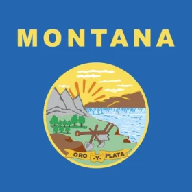 Montana State Flag Wall Window Car Vinyl Sticker Decal