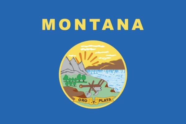 Montana State Flag Wall Window Car Vinyl Sticker Decal