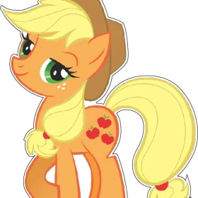 My Little Pony Applejack vinyl sticker