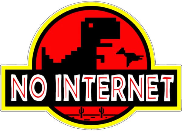 NO INTERNET Jurassic Park