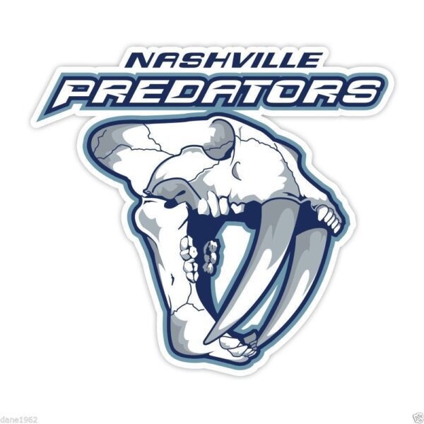 Nashville Predators vinyl sticker