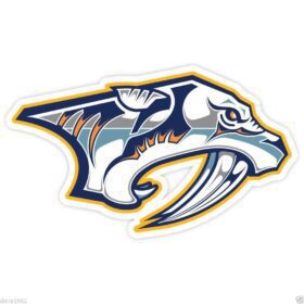 Nashville Predators NHL Hockey vinyl sticker