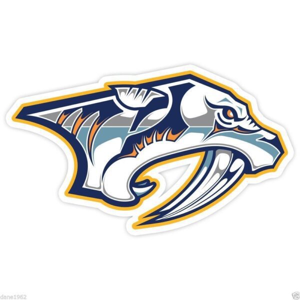 Nashville Predators NHL Hockey vinyl sticker