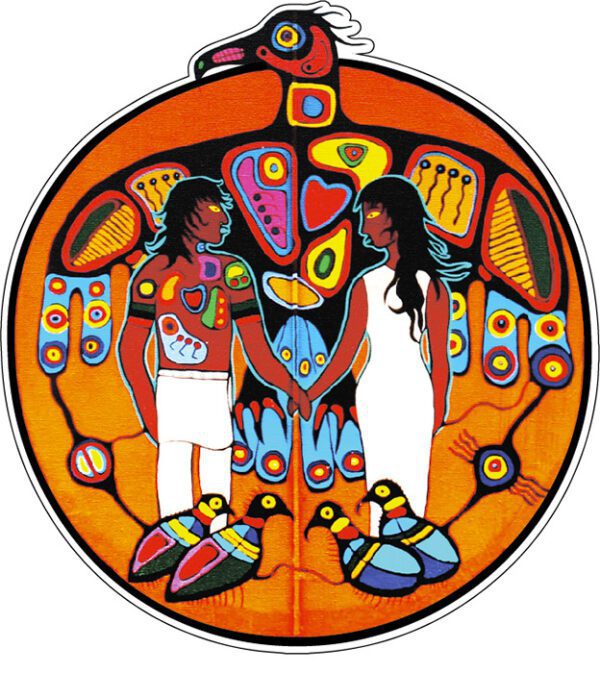 Native People Art vinyl sticker