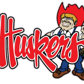 Nebraska Cornhuskers NCAA 4 vinyl sticker