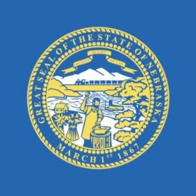 Nebraska State Flag Wall Window Car Vinyl Sticker Decal