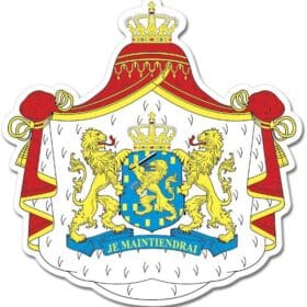 Netherlands Coat of Arms Emblem Wall Window Car Sticker Decal