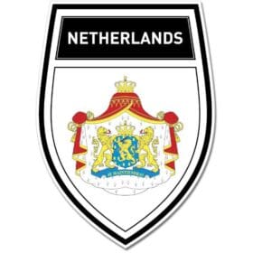 Netherlands Shield Coat of Arms Emblem Wall Window Car Sticker Decal