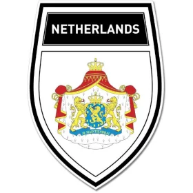 Netherlands Shield Coat of Arms Emblem Wall Window Car Sticker Decal