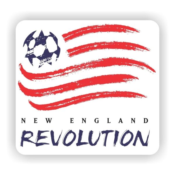 New England Revolution MLS vinyl sticker