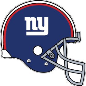 New York Giants NFL Football Team Blue NY Sports Vintage Style Helmet Logo Game vinyl sticker