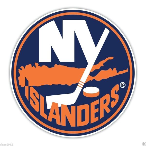 New York Islanders 1 NHL Hockey vinyl sticker