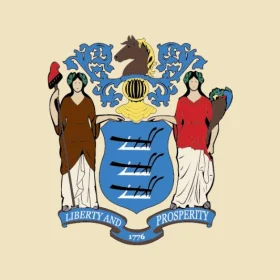 New Jersey State Flag Wall Window Car Vinyl Sticker Decal