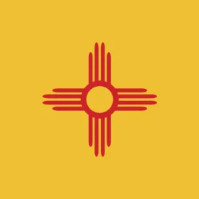 New Mexico State Flag Wall Window Car Vinyl Sticker Decal