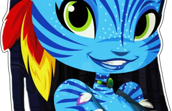 Neytiri te Tskaha Moatite Avatar Movie Art vinyl sticker