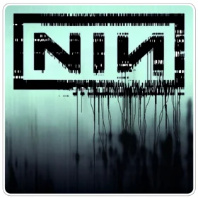 Nine Inch Nails Trent Reznor With Teeth Album vinyl sticke