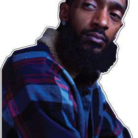 Nipsey Hussle American Music Artist Rapper Vinyl Sticker