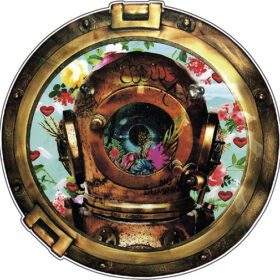 No Dumping Diving Porthole Abstract Art vinyl sticker