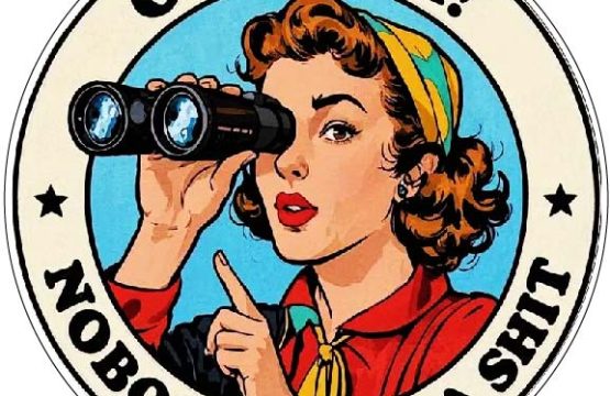 Oh Look Nobody Gives A Shit Funny Retro Feminist Meme Vintage Pin Up Style Sarcastic Humor Sassy Attitude Classic Comic Pop Art vinyl sticker