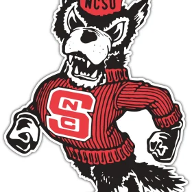 North Carolina State Wolfpack NCAA Logo vinyl sticker