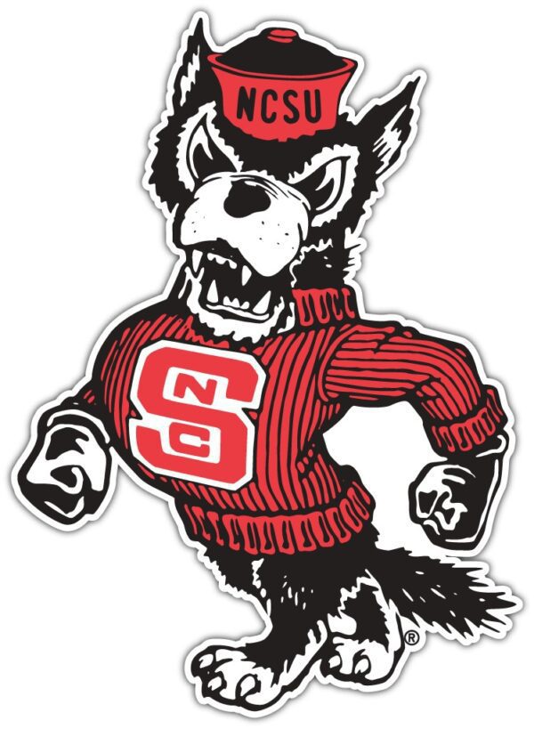 North Carolina State Wolfpack NCAA Logo vinyl sticker