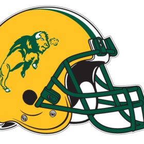 North Dakota State Bison 2 NCAA Logo vinyl sticker