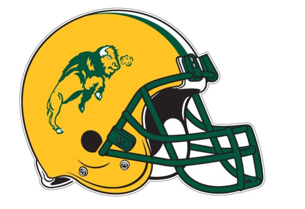 North Dakota State Bison 2 NCAA Logo vinyl sticker