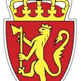 Norway Coat of Arms Emblem Printed Vinyl Sticker