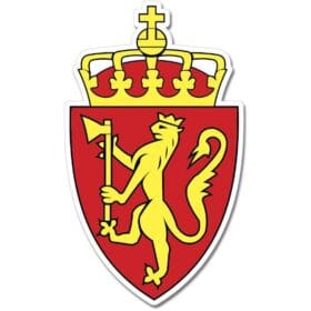 Norway Coat of Arms Emblem Wall Window Car Vinyl Sticker Decal