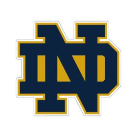 Notre Dame Fighting Irish Intercollege Football Team South Band Indian Golden Glory Vinyl Sticker/