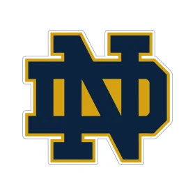 Notre Dame Fighting Irish Intercollege Football Team South Band Indian Golden Glory Vinyl Sticker/
