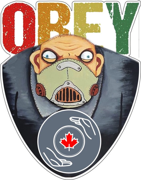 OBEY ArriveCAN Vasya Lojkin Art vinyl sticker / printed vinyl decal