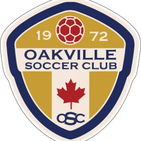 Oakville Soccer Club Official Logo Authentic Junior SC Fan Great Football Team Pride Personalized Custom Design Proud Canadian Mascot vinyl sticker