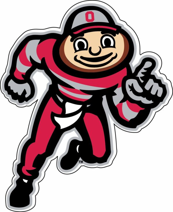 Ohio State Buckeyes 9 vinyl sticker