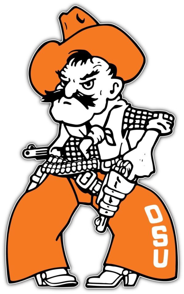 Oklahoma Cowboys vinyl sticker