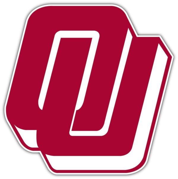 Oklahoma Sooners 1 NCAA Logo vinyl sticker