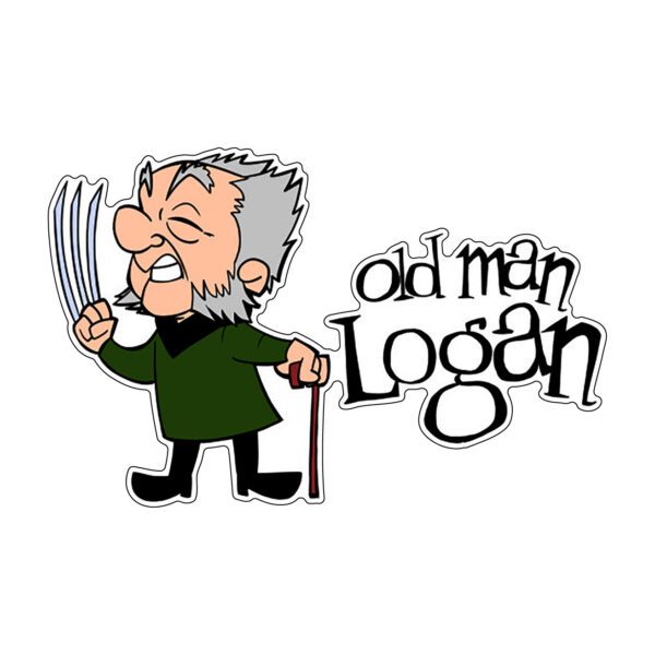 Old Man Logan Wolverine vinyl sticker