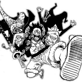 One Piece Monkey D Luffy vinyl sticker