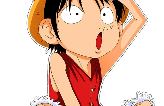 One Piece Monkey D Luffy Baby vinyl sticker