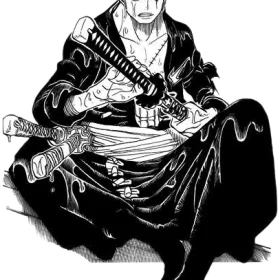 One Piece Roronoa Zoro vinyl sticker