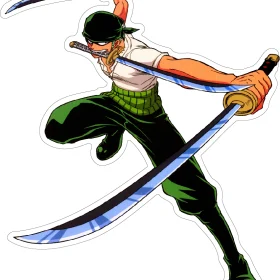 One Piece Roronoa Zoro vinyl sticker