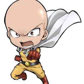 One Punch Man Saitama vinyl sticker