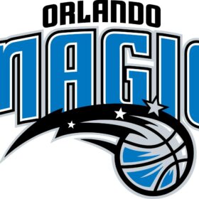 Orlando Magic NBA Logo Basketball vinyl sticker