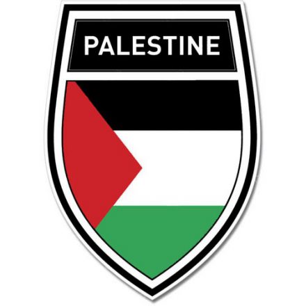 Palestine Shield Crest Wall Window Car Vinyl Sticker