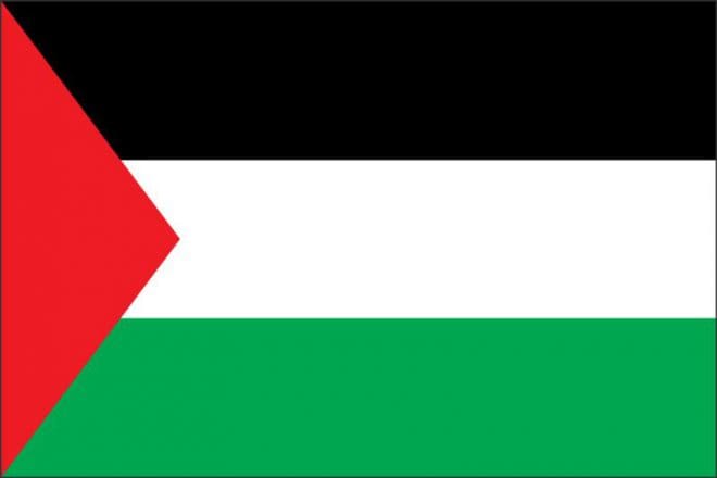 Palestine Standard Flag Wall Window Car Vinyl Sticker Decal