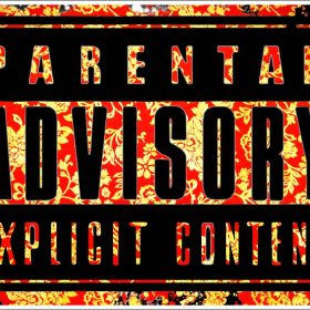 Parental Advisory Explicit Mature Audiences Content Warning Logo Vinyl Sticker